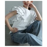 贅沢に膨らむティアードフリルスリーブカットソー レディース ファッション | Sawa a la mode | 詳細画像12