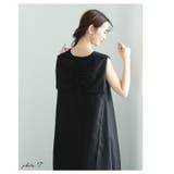 大人可愛いを惹き立てるバックビッグリボンノースリーブワンピース レディース | Sawa a la mode | 詳細画像2