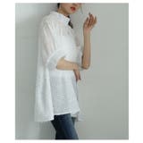 フリンジメッシュが揺れるハイネックカットソーチュニック レディース ファッション | Sawa a la mode | 詳細画像4