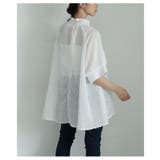 フリンジメッシュが揺れるハイネックカットソーチュニック レディース ファッション | Sawa a la mode | 詳細画像7