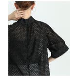 フリンジメッシュが揺れるハイネックカットソーチュニック レディース ファッション | Sawa a la mode | 詳細画像20