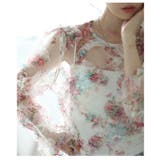 艶やかなヴィンテージフラワーが咲くシアーフリルプルオーバー レディース | Sawa a la mode | 詳細画像16