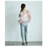 艶やかなヴィンテージフラワーが咲くシアーフリルプルオーバー レディース | Sawa a la mode | 詳細画像17