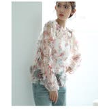 艶やかなヴィンテージフラワーが咲くシアーフリルプルオーバー レディース | Sawa a la mode | 詳細画像20