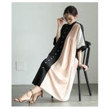 遊び心感じる切り替え配色アシンメトリーシャツワンピース レディース ファッション | Sawa a la mode | 詳細画像7