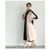 遊び心感じる切り替え配色アシンメトリーシャツワンピース レディース ファッション | Sawa a la mode | 詳細画像20