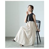 バックデザインで印象付けるフェイクレイヤードワンピース レディース ファッション | Sawa a la mode | 詳細画像11
