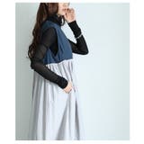 バックデザインで印象付けるフェイクレイヤードワンピース レディース ファッション | Sawa a la mode | 詳細画像14