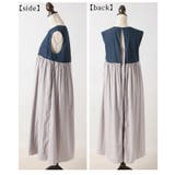 バックデザインで印象付けるフェイクレイヤードワンピース レディース ファッション | Sawa a la mode | 詳細画像22