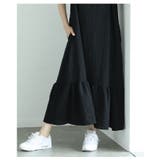 ぽこぽこ素材のふんわりペプラムフレアワンピース レディース ファッション | Sawa a la mode | 詳細画像6