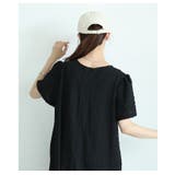 ぽこぽこ素材のふんわりペプラムフレアワンピース レディース ファッション | Sawa a la mode | 詳細画像8