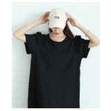 ぽこぽこ素材のふんわりペプラムフレアワンピース レディース ファッション | Sawa a la mode | 詳細画像11