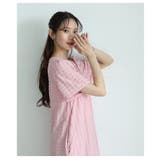 ぽこぽこ素材のふんわりペプラムフレアワンピース レディース ファッション | Sawa a la mode | 詳細画像14