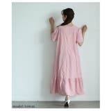 ぽこぽこ素材のふんわりペプラムフレアワンピース レディース ファッション | Sawa a la mode | 詳細画像15