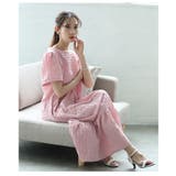 ぽこぽこ素材のふんわりペプラムフレアワンピース レディース ファッション | Sawa a la mode | 詳細画像16