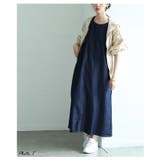 王道デニムで垢抜けるベーシックなノースリーブワンピース レディース ファッション | Sawa a la mode | 詳細画像3