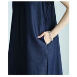 王道デニムで垢抜けるベーシックなノースリーブワンピース レディース ファッション | Sawa a la mode | 詳細画像10