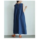 王道デニムで垢抜けるベーシックなノースリーブワンピース レディース ファッション | Sawa a la mode | 詳細画像14