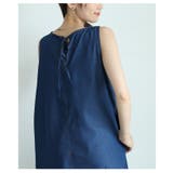 王道デニムで垢抜けるベーシックなノースリーブワンピース レディース ファッション | Sawa a la mode | 詳細画像15