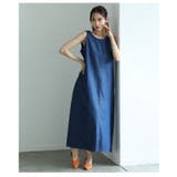 王道デニムで垢抜けるベーシックなノースリーブワンピース レディース ファッション | Sawa a la mode | 詳細画像16