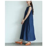 王道デニムで垢抜けるベーシックなノースリーブワンピース レディース ファッション | Sawa a la mode | 詳細画像17