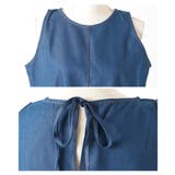 王道デニムで垢抜けるベーシックなノースリーブワンピース レディース ファッション | Sawa a la mode | 詳細画像23
