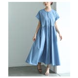 贅沢に揺れるギャザーフレアシャツワンピース レディース ファッション | Sawa a la mode | 詳細画像2