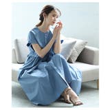 贅沢に揺れるギャザーフレアシャツワンピース レディース ファッション | Sawa a la mode | 詳細画像4