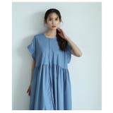 贅沢に揺れるギャザーフレアシャツワンピース レディース ファッション | Sawa a la mode | 詳細画像8