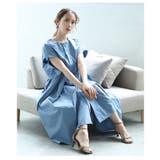 贅沢に揺れるギャザーフレアシャツワンピース レディース ファッション | Sawa a la mode | 詳細画像10