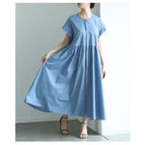 贅沢に揺れるギャザーフレアシャツワンピース レディース ファッション | Sawa a la mode | 詳細画像12