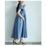 贅沢に揺れるギャザーフレアシャツワンピース レディース ファッション | Sawa a la mode | 詳細画像13