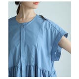 贅沢に揺れるギャザーフレアシャツワンピース レディース ファッション | Sawa a la mode | 詳細画像14