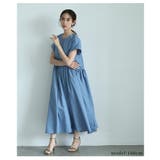 贅沢に揺れるギャザーフレアシャツワンピース レディース ファッション | Sawa a la mode | 詳細画像18