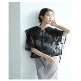 繊細な花柄刺繍が描かれたレイヤードレーストップス レディース ファッション | Sawa a la mode | 詳細画像2
