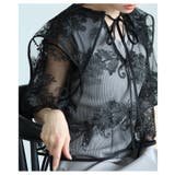 繊細な花柄刺繍が描かれたレイヤードレーストップス レディース ファッション | Sawa a la mode | 詳細画像7
