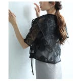 繊細な花柄刺繍が描かれたレイヤードレーストップス レディース ファッション | Sawa a la mode | 詳細画像8