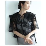 繊細な花柄刺繍が描かれたレイヤードレーストップス レディース ファッション | Sawa a la mode | 詳細画像10