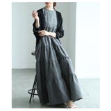 パールドットが煌めくノースリーブティアードワンピース レディース ファッション | Sawa a la mode | 詳細画像12