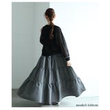 パールドットが煌めくノースリーブティアードワンピース レディース ファッション | Sawa a la mode | 詳細画像14