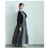 パールドットが煌めくノースリーブティアードワンピース レディース ファッション | Sawa a la mode | 詳細画像17