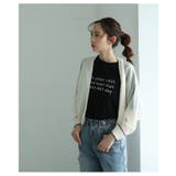 立体レタードがリズムを加えるメッセージロゴカットソー レディース ファッション | Sawa a la mode | 詳細画像4
