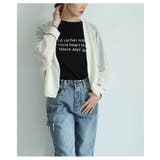 立体レタードがリズムを加えるメッセージロゴカットソー レディース ファッション | Sawa a la mode | 詳細画像7