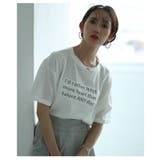 立体レタードがリズムを加えるメッセージロゴカットソー レディース ファッション | Sawa a la mode | 詳細画像18
