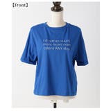 立体レタードがリズムを加えるメッセージロゴカットソー レディース ファッション | Sawa a la mode | 詳細画像21