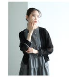 軽やかに纏うシアードルマンショートカーディガン レディース ファッション | Sawa a la mode | 詳細画像6
