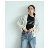 軽やかに纏うシアードルマンショートカーディガン レディース ファッション | Sawa a la mode | 詳細画像14