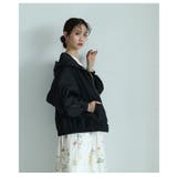 ボリューム袖が愛らしい微撥水加工パーカーブルゾン レディース ファッション | Sawa a la mode | 詳細画像8
