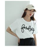 弾むようなロゴを描くコード刺繍コットンカットソー レディース ファッション | Sawa a la mode | 詳細画像9