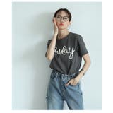 弾むようなロゴを描くコード刺繍コットンカットソー レディース ファッション | Sawa a la mode | 詳細画像13